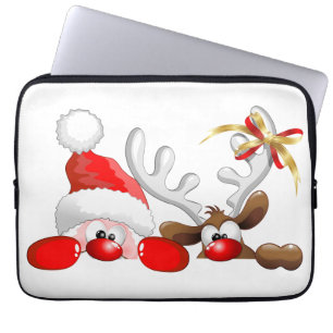 Tecknaden Ornament Magnet B Laptop Fodral