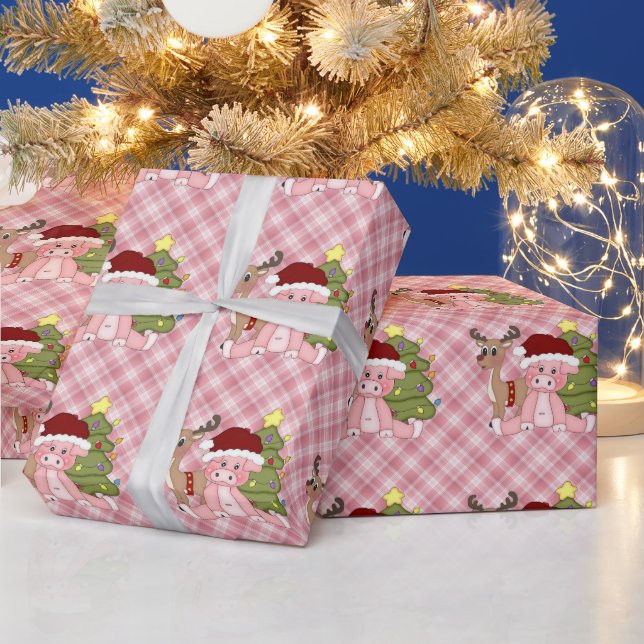 Tecknaden på julafton Grisar är papper Presentpapper (Helgdagar)