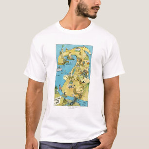 Tecknaden pekar av intresserar på uddtorsk tee shirt