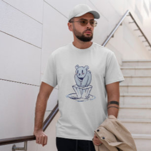 Tecknaden polar Bear T Shirt