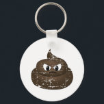 Tecknaden Poop Bälte Buckle för stressad Arg Nyckelring<br><div class="desc">En teckning av en arg. Tecknade figurer med katastrofal effekt.</div>