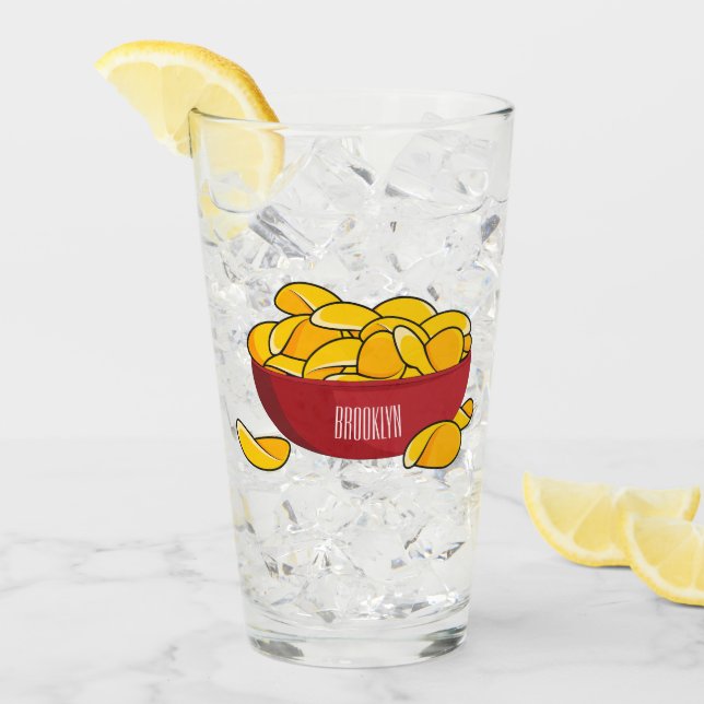 Tecknaden Potato chip illustration Glaskopp (Framsida Ice)