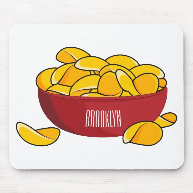 Tecknaden Potato chip illustration Musmatta (Framsidan)