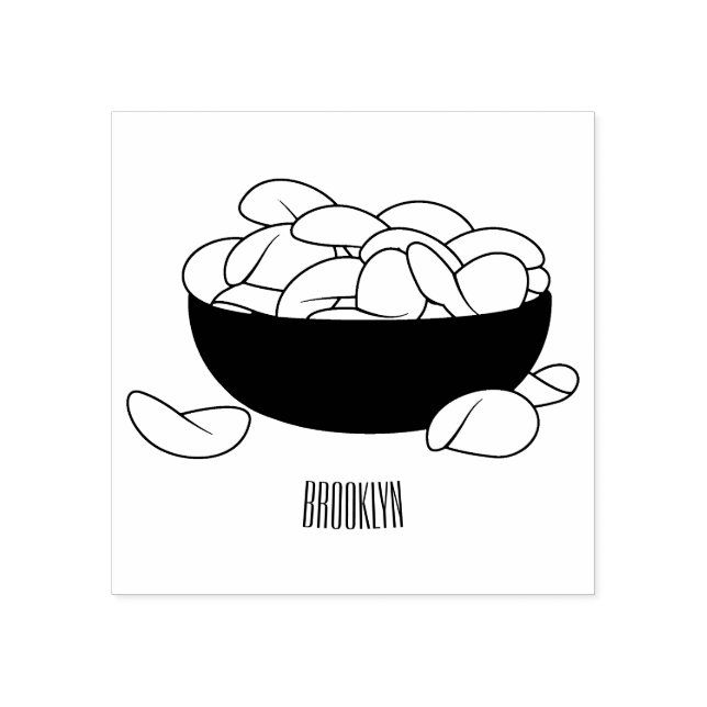 Tecknaden Potato chip illustration Stämpel (Tryck)