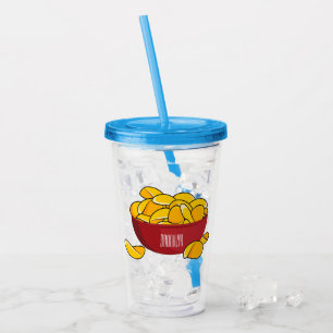 Tecknaden Potato chip illustration Take Away Mugg