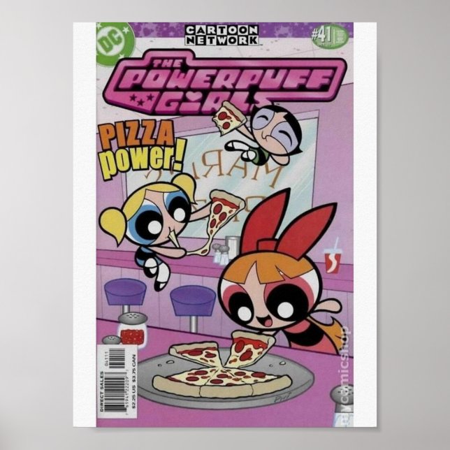 Tecknaden Power-Puff Girls Poster (Framsidan)