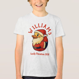 Tecknaden Santa Anka - Anka - den vackra julgummi T Shirt