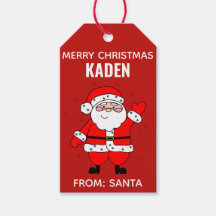Tecknaden Santa Cute Kids, Santa Red