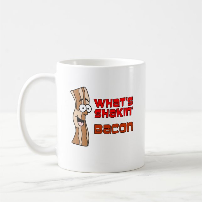 Tecknaden Shakin Bacon Kaffemugg (Vänster)