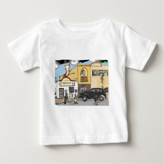 Tecknaden skissar av Roanokes den LandmarkTexas T-shirt