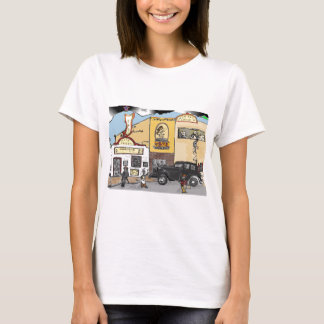 Tecknaden skissar av Roanokes den LandmarkTexas Tee Shirt