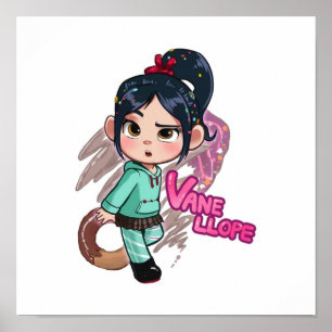 Tecknaden Tecken för animerad av ljus Poster