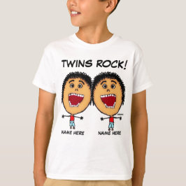 Tecknaden Twin Boys Sten T-shirt