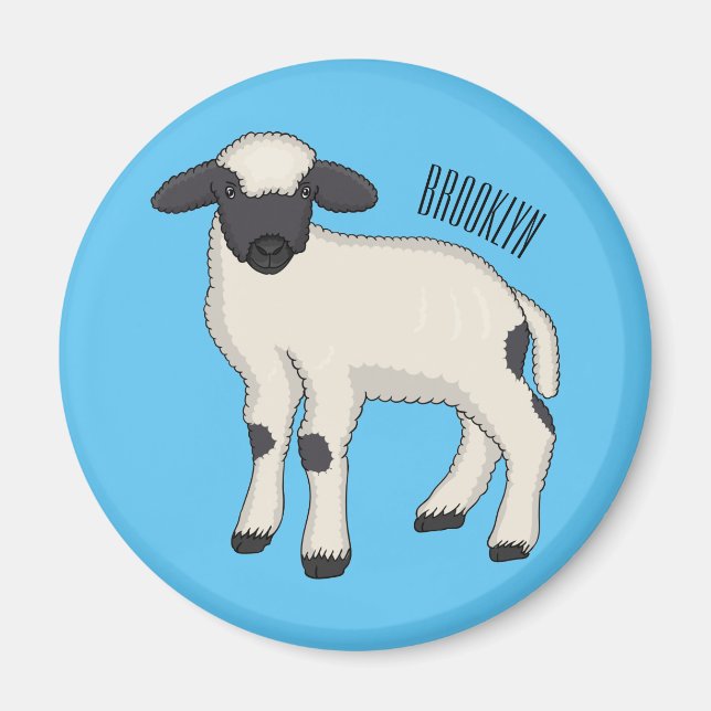 Tecknaden Valais Blendorse får illustration Magnet (Framsidan)