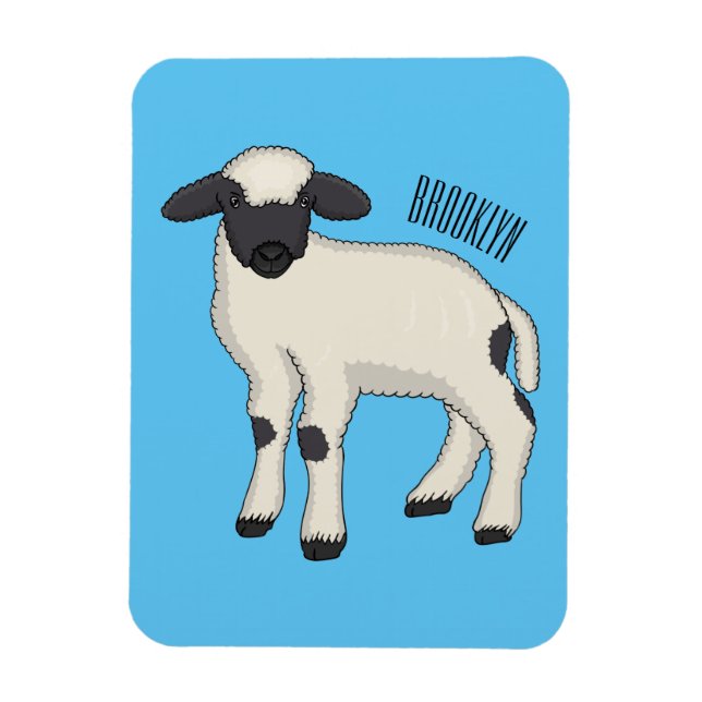 Tecknaden Valais Blendorse får illustration Magnet (Vertikal)