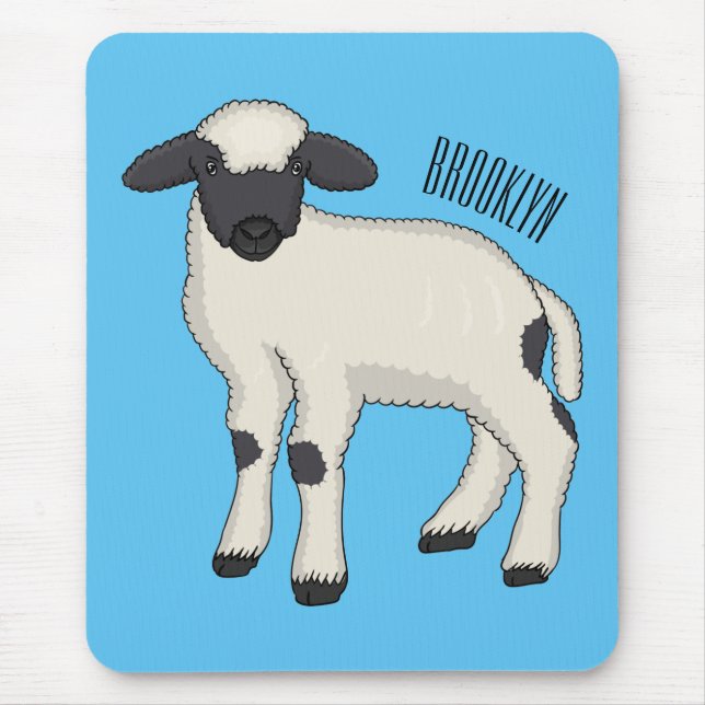 Tecknaden Valais Blendorse får illustration Musmatta (Framsidan)
