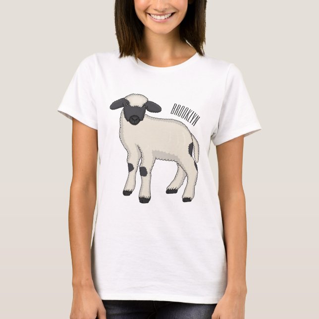 Tecknaden Valais Blendorse får illustration T Shirt (Framsida)