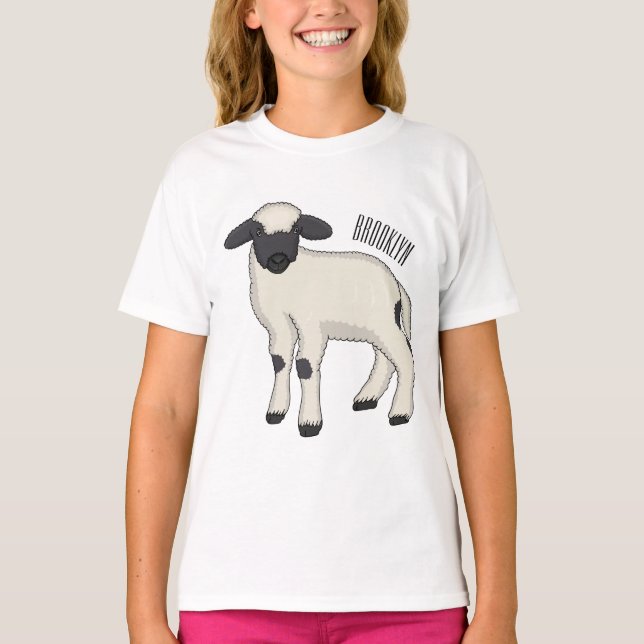 Tecknaden Valais Blendorse får illustration T Shirt (Framsida)
