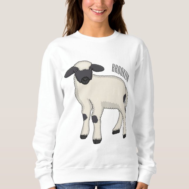 Tecknaden Valais Blendorse får illustration T Shirt (Framsida)