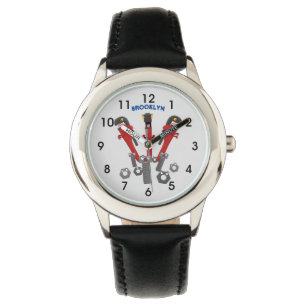 Tecknaden verktyg humor armbandsur