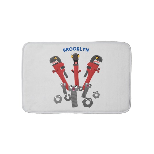 Tecknaden verktyg humor badrumsmatta (Framsidan)