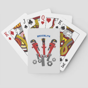 Tecknaden verktyg humor casinokort