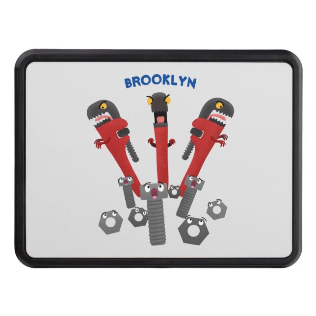 Tecknaden verktyg humor dragkroksskydd (Framsidan)