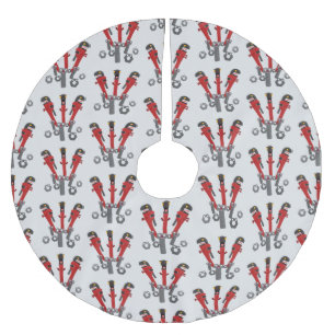 Tecknaden verktyg humor julgransmatta borstad polyester