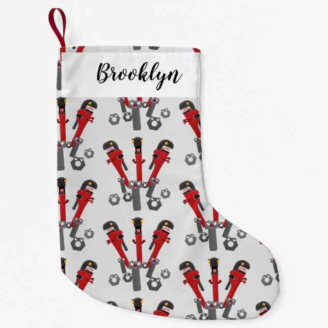 Tecknaden verktyg humor liten julstrumpa (Framsidan)