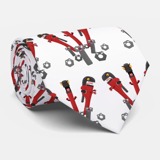 Tecknaden verktyg humor slips (Rullad)