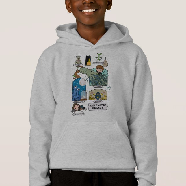 Tecknadens Beaster i livsmiljöer T Shirt (Framsida)