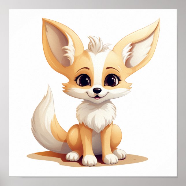 Tecknadens foxillustration poster (Framsidan)