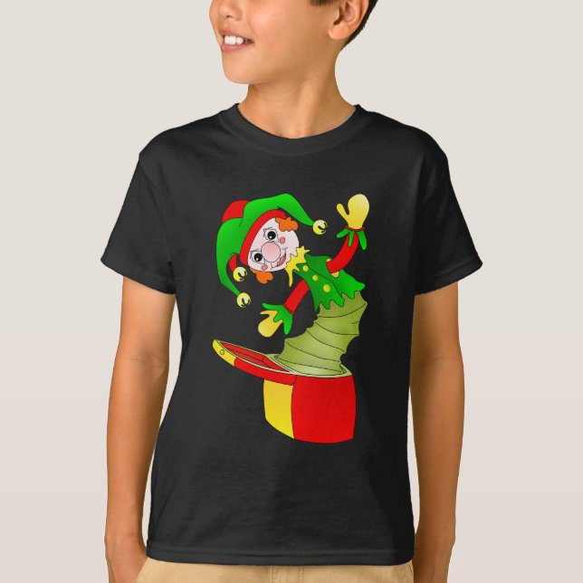 Tecknadens Jack i lådans dyna Tee Shirt (Framsida)