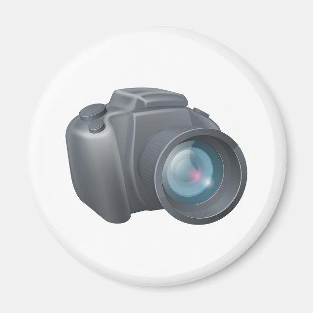 Tecknadens kameraillustration magnet (Framsidan)