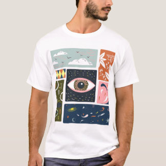 Tecknadens naturområde: Höstillustration T Shirt