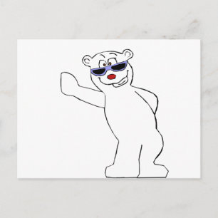 Tecknadens Polar med Coolans skuggor Vykort