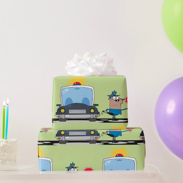 Tecknadens polischef presentpapper (Skapare uppladdad)