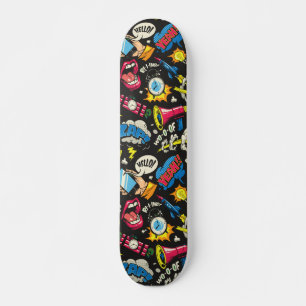 Tecknadens popup-bild mini skateboard bräda 18,5 cm