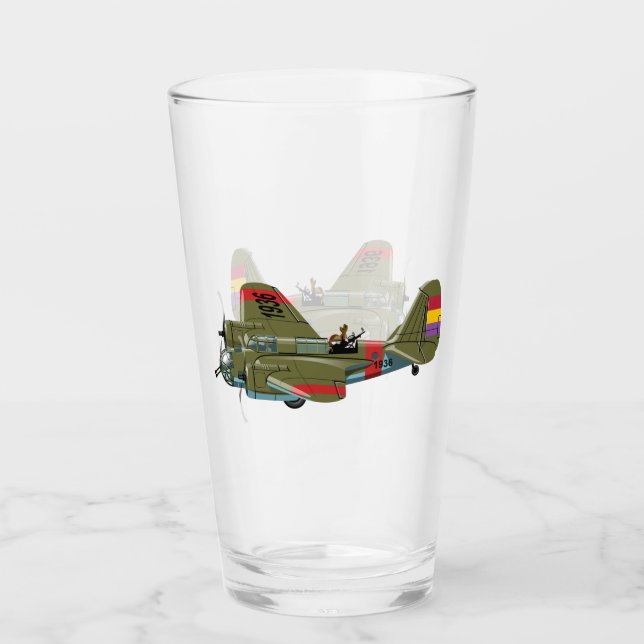 Tecknadens reflexbomber glaskopp (Framsida)