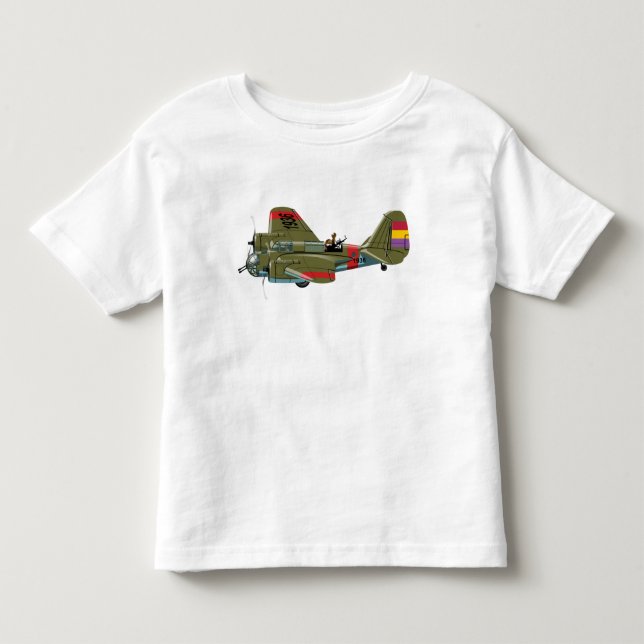 Tecknadens reflexbomber t shirt (Framsida)