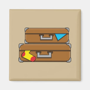 Tecknadens resgods magnet