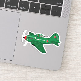 Tecknadens retroflygplan klistermärken