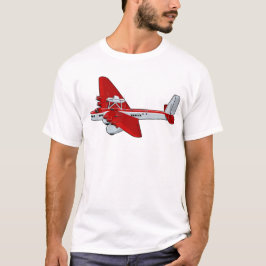 Tecknadens retroflygplan t shirt