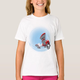 Tecknadens retroflygplan t shirt
