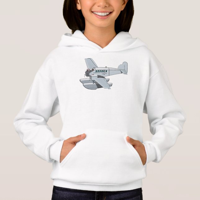 Tecknadens retroflygplan t shirt (Framsida)