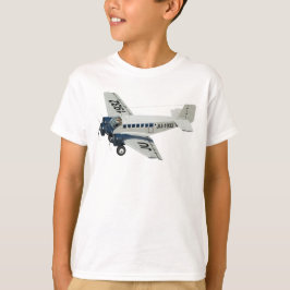 Tecknadens retroflygplan t shirt