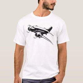 Tecknadens retroflygplan t shirt