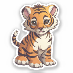 Tecknadens tiger klistermärken