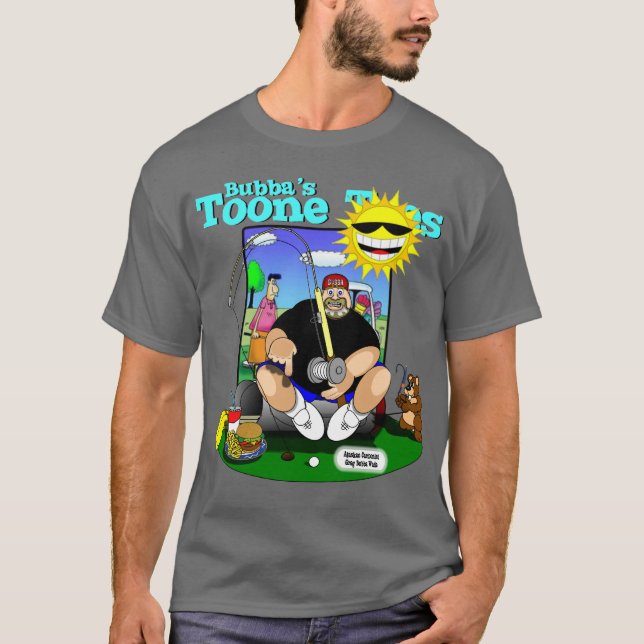 TECKNADER/BUBBA:S TOONE TEES/GOLF T-SHIRT (Framsida)