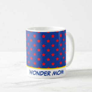 Tecknader Den ädla superhjälten Stars MAMMA Rolig Kaffemugg